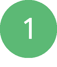 numero 1 color verde