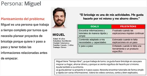 imagen de persona Miguel para tutoriales de bricolaje