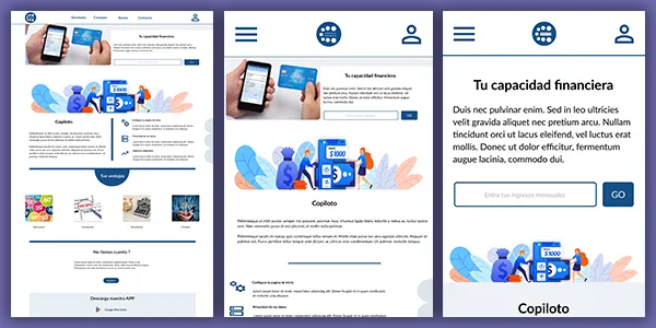 imagen del proyecto UX de aplicación y sitio web para ahorrar dinero y elaborar presupuestos