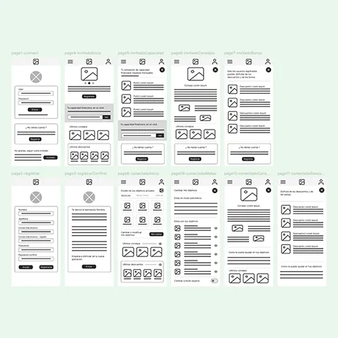 imagen esquemas sd de la aplicación de presupuestos versión 1