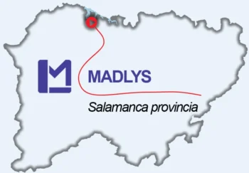 imagen de salamanca provincia, y lugar de madlys en el mapa del formulario de contacto